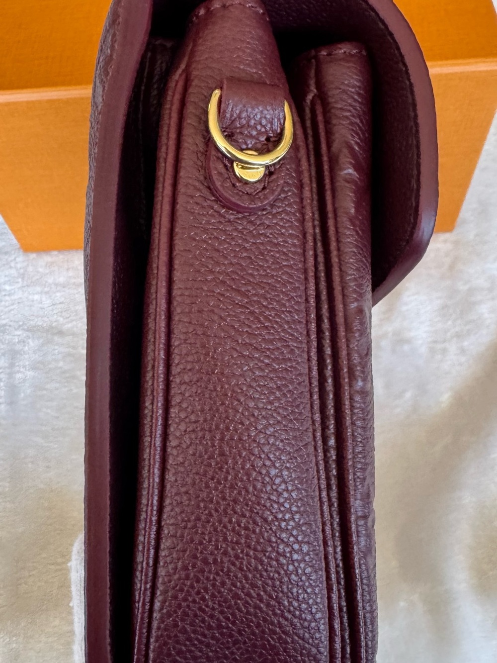SOLD❌❌Louis Vuitton Pochette Metis Empreinte in Wine - Picture 8 of 16